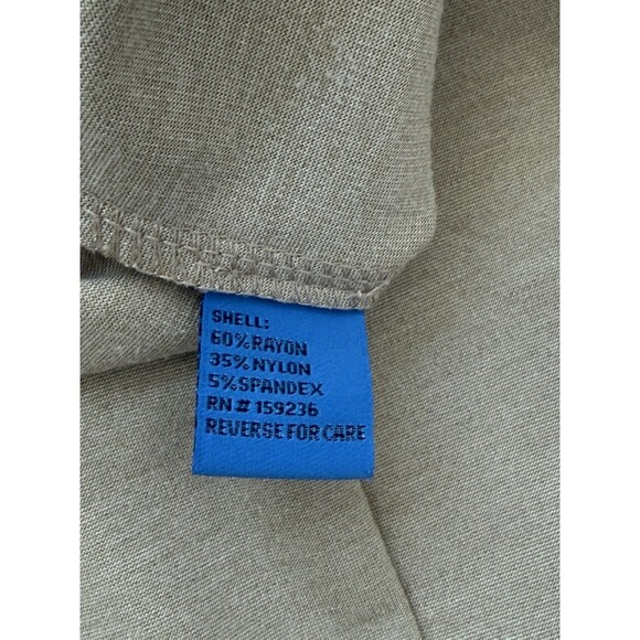 J. Mclaughlin Tan Deanne Straight Leg Split Leg Hem Pants 14 Quiet Luxury Office - Picture 6 of 10